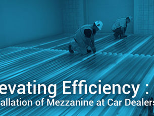 Elevating Efficiency: OCG Industrial Services Installs Mezzanine at Local Car Dealership