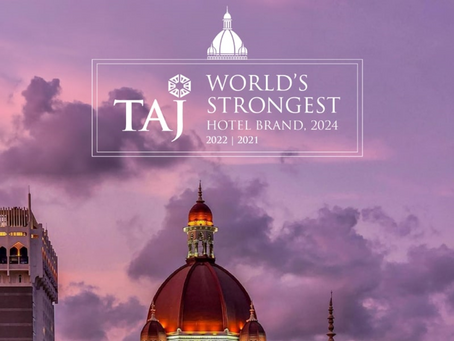 Taj Reclaims Title as World's Strongest Hotel Brand in 2024 Rankings