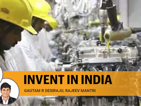 For Make in India, Invent in India