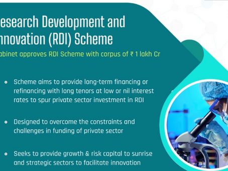 Government Launches ₹1-Trillion RDI Initiative to Propel Private-Sector Innovation