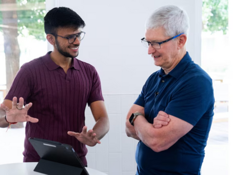 Young Indian Developer Impresses Apple CEO at WWDC 2024