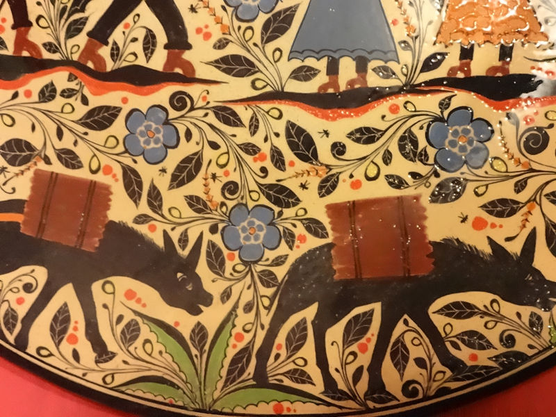 Miniatura: Fantasy Village People Plate by Albino Basulto