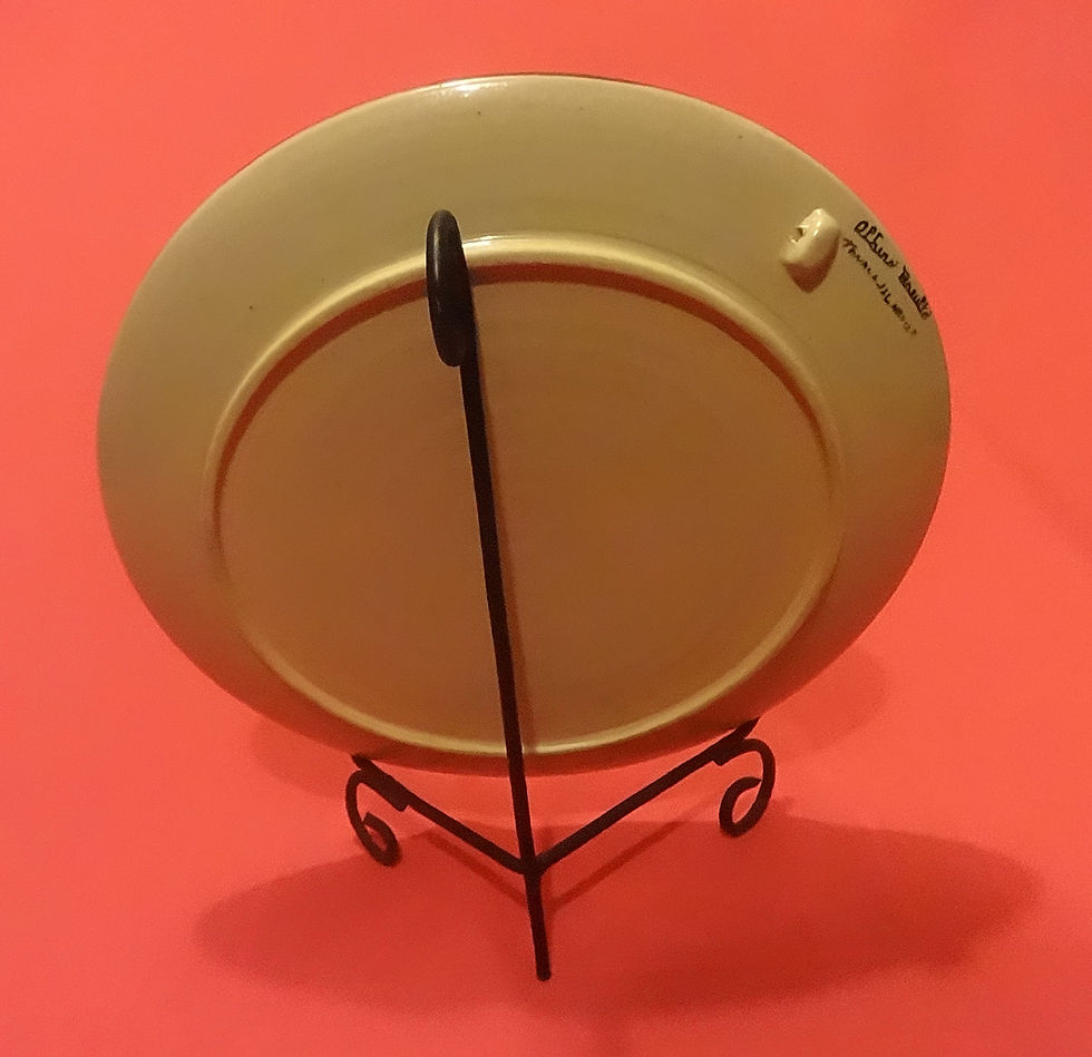 Miniatura: Fish Allegory Plate by Albino Basulto