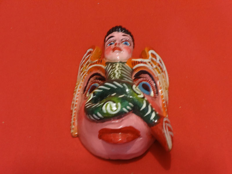 Miniatura: Angel Face Wooden Mask