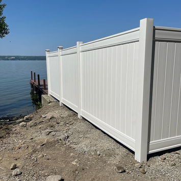 Explore the meticulous craftsmanship of Southern Tier Fence Company's vinyl fencing, ensuring both beauty and strength.