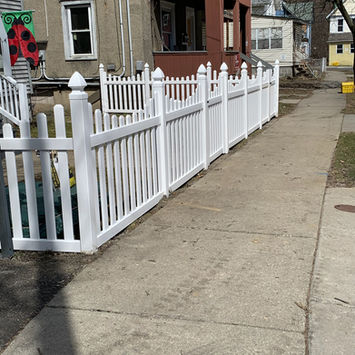 Explore the world of customizable styles with vinyl fencing, tailoring the perfect look for your property with Southern Tier Fence Company.