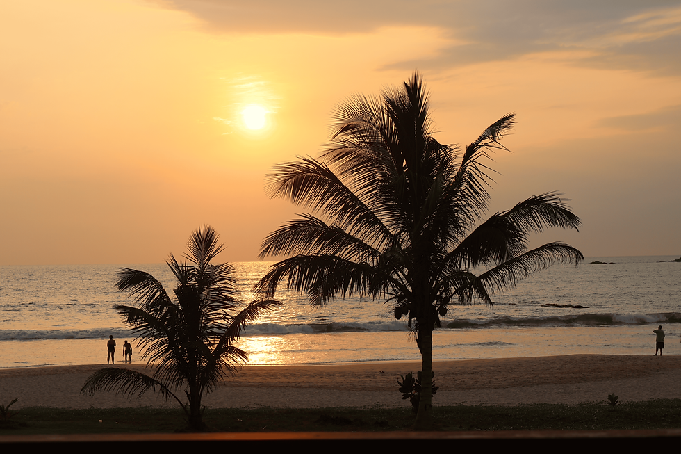 Sunset on Bentota Beach- Sri Lanka