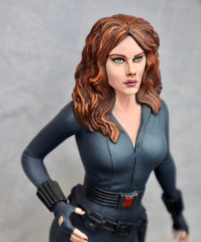 Thumbnail: Moebius, Black Widow Scale Model, Painted