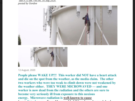 27 Year Old Hanging Dead From 5G Microwave Water Tower!! - California - Heart Attack?