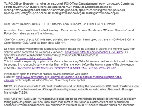 Lawful Solutions Revisited - UK Police Actions.