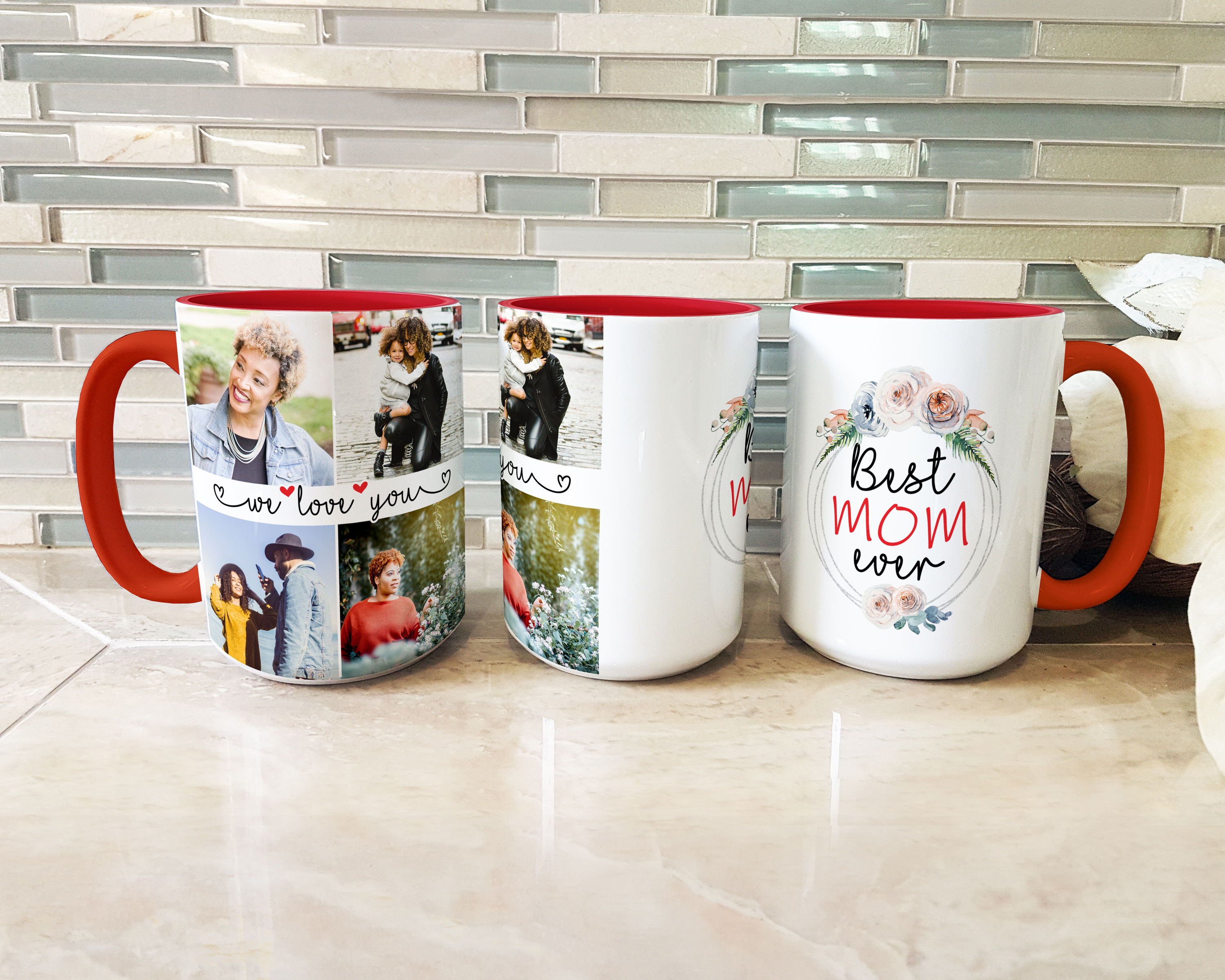 Best Mom Ever Photo Mug - Gift for Mom, Mom Coffee & Tea Cup