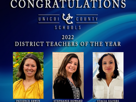 Congratulations to the 2022 Teachers of the Year