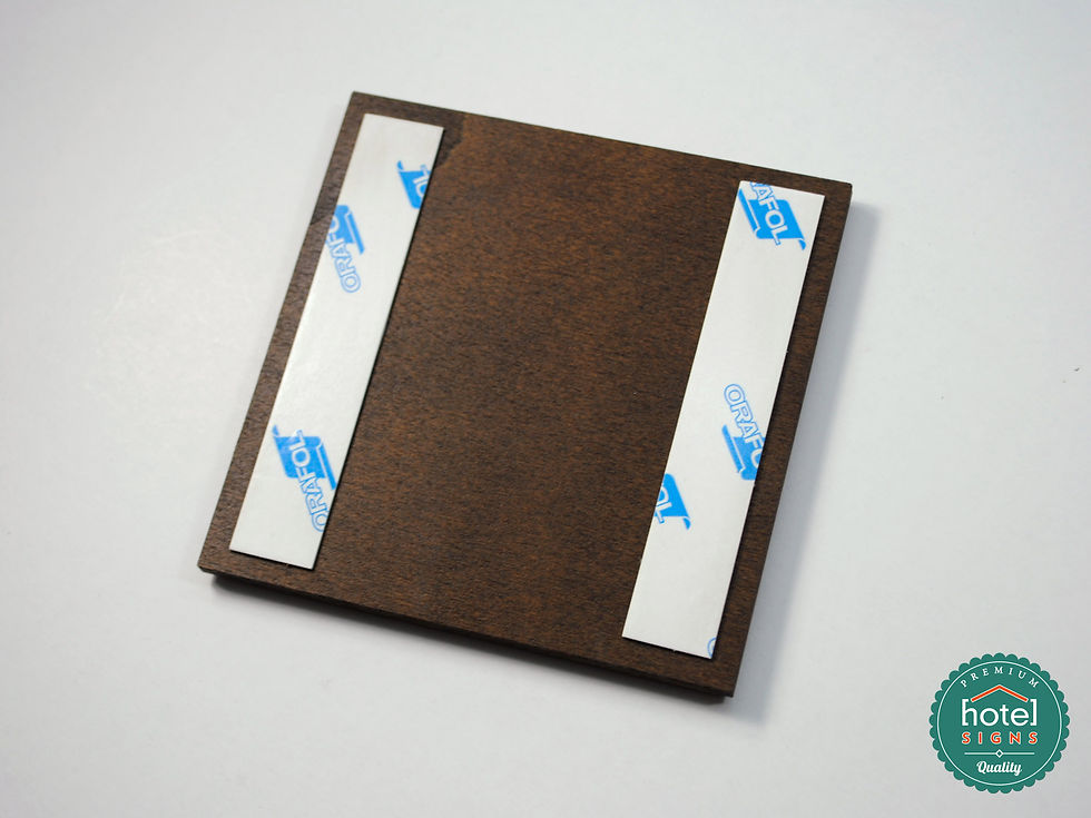 Μικρογραφία: Τετράγωνη πινακίδα από ξύλο και ακρυλικό 198