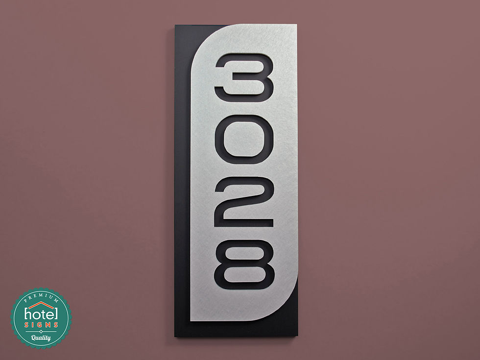 Μικρογραφία: Κάθετη πινακίδα από ακρυλικό γκρί πέτρα 190