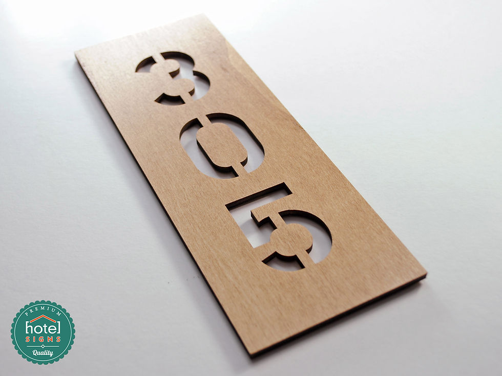 Μικρογραφία: Ξύλινη πινακίδα Stencil