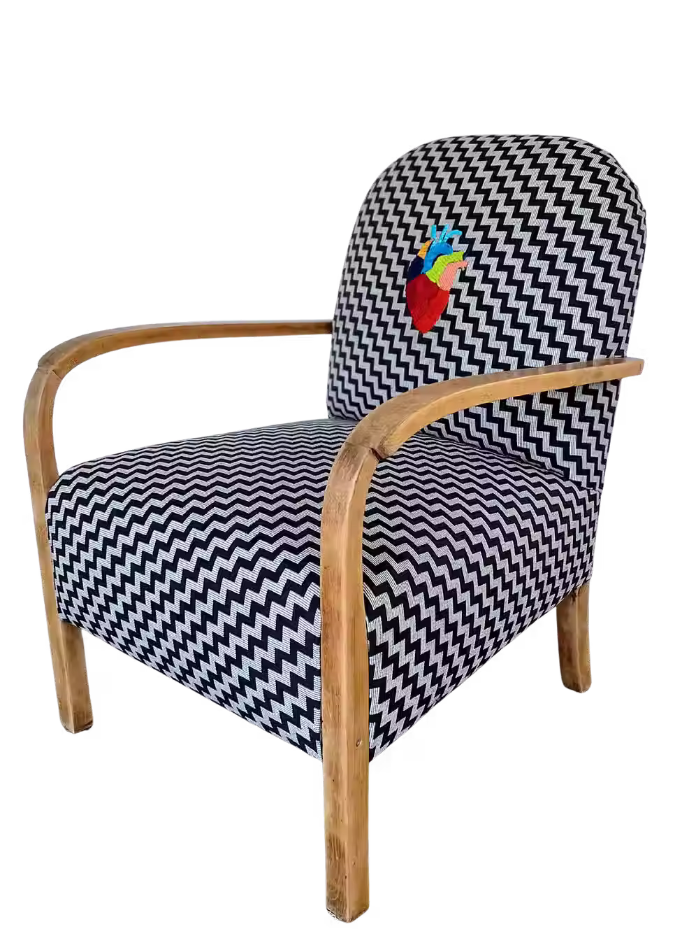 Fauteuil Pulse – transformation contemporaine et broderie unique