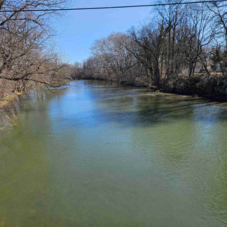 The river at Letort Falls Park