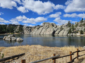 Sylvan lake in Custer South Dakota