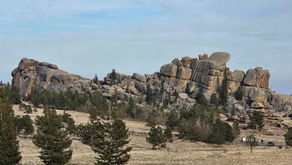 stunning rock formations on our travels today