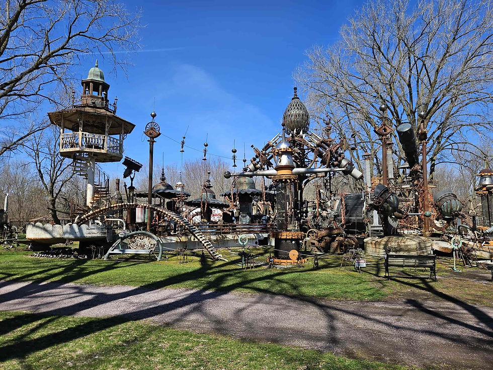 Dr Evermore's Forevertron, the 2nd largest scrap metal sculpture in the world