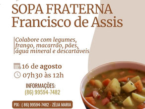 🤍 Sopa Fraterna Francisco de Assis