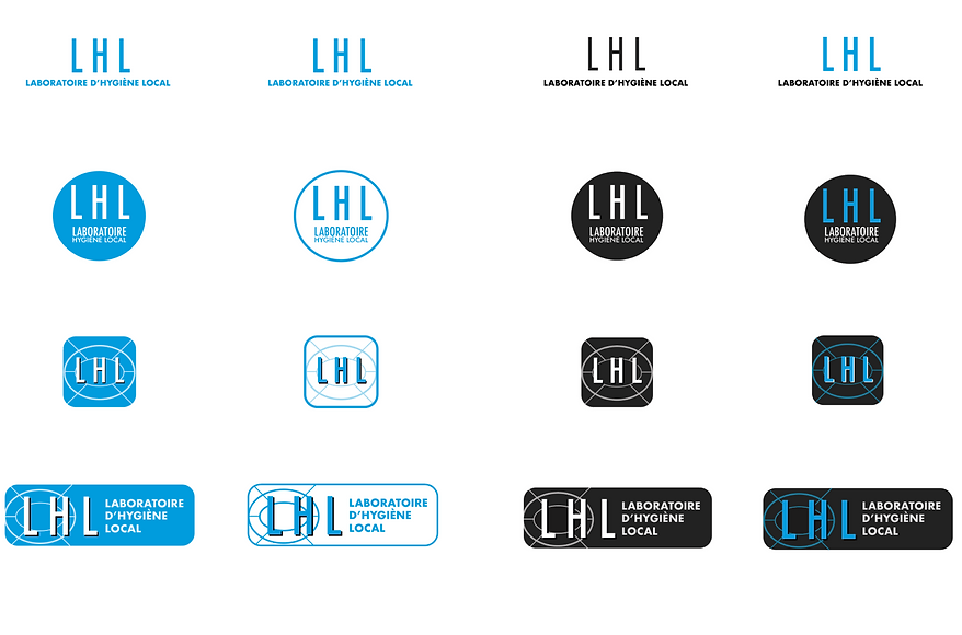 La déclinaison de logo de LHL