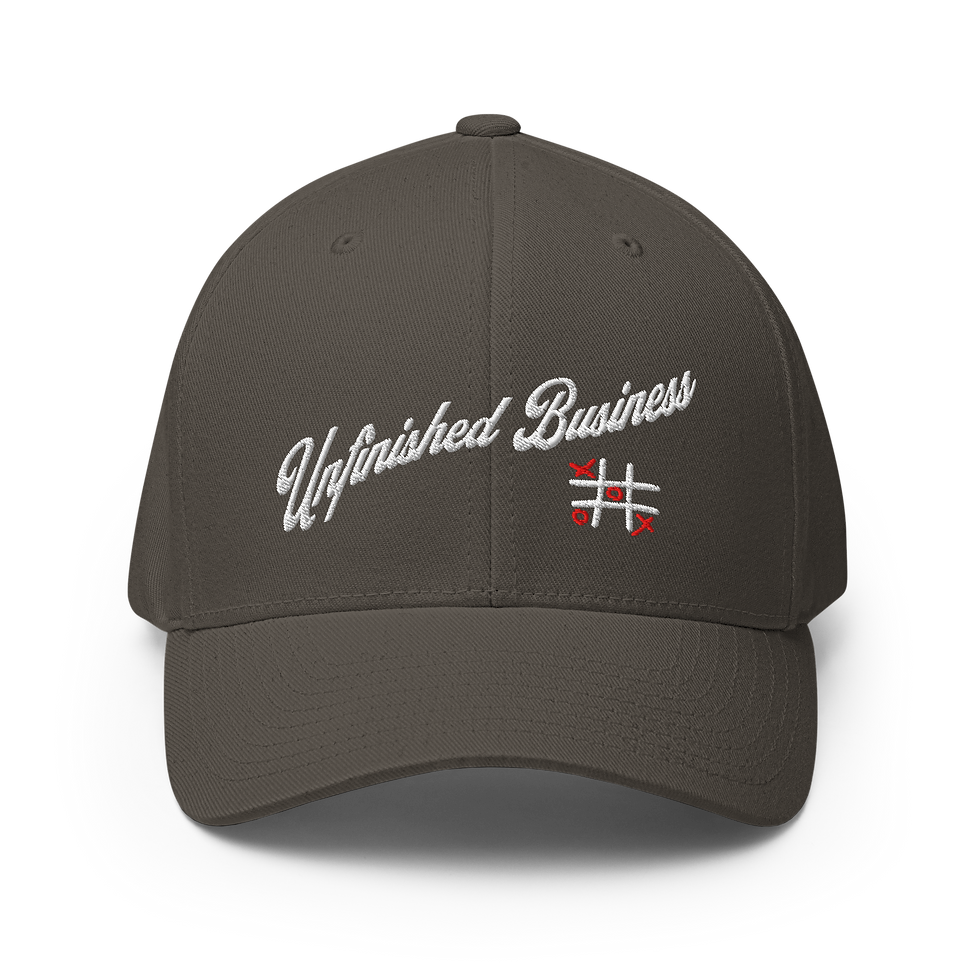 Thumbnail: Unfinished Logo Flexfit Structured Twill Hat