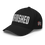 Thumbnail: black UINFINISHED Flexfit Structured Twill Cap front left view