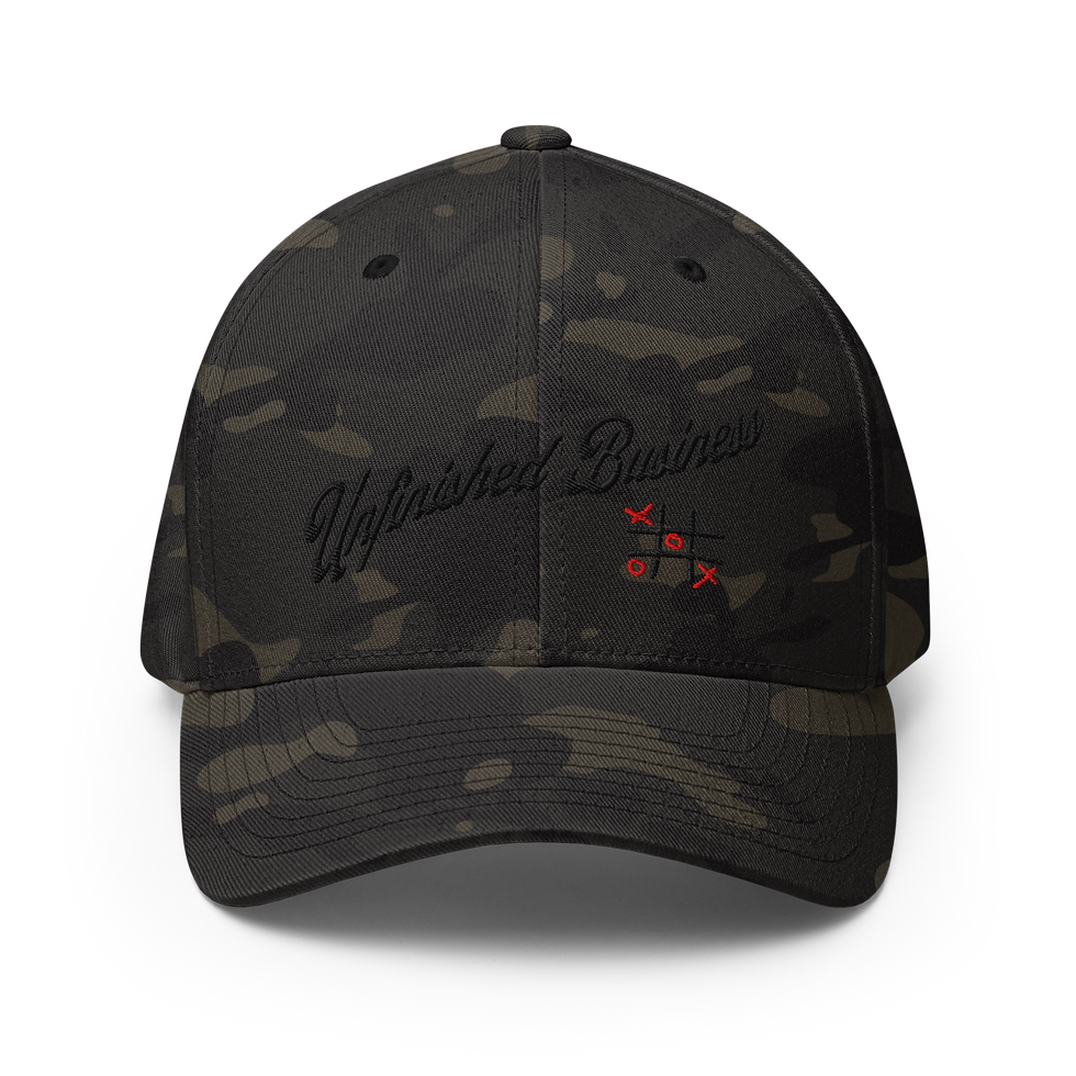 Thumbnail: Unfinished Logo Flexfit Structured Twill Hat