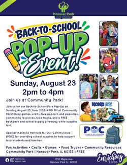 Back to School Pop-Up Event