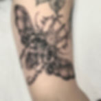 Ornamental beetle tattoo by Southern California tattoo artist Tommy Borboa