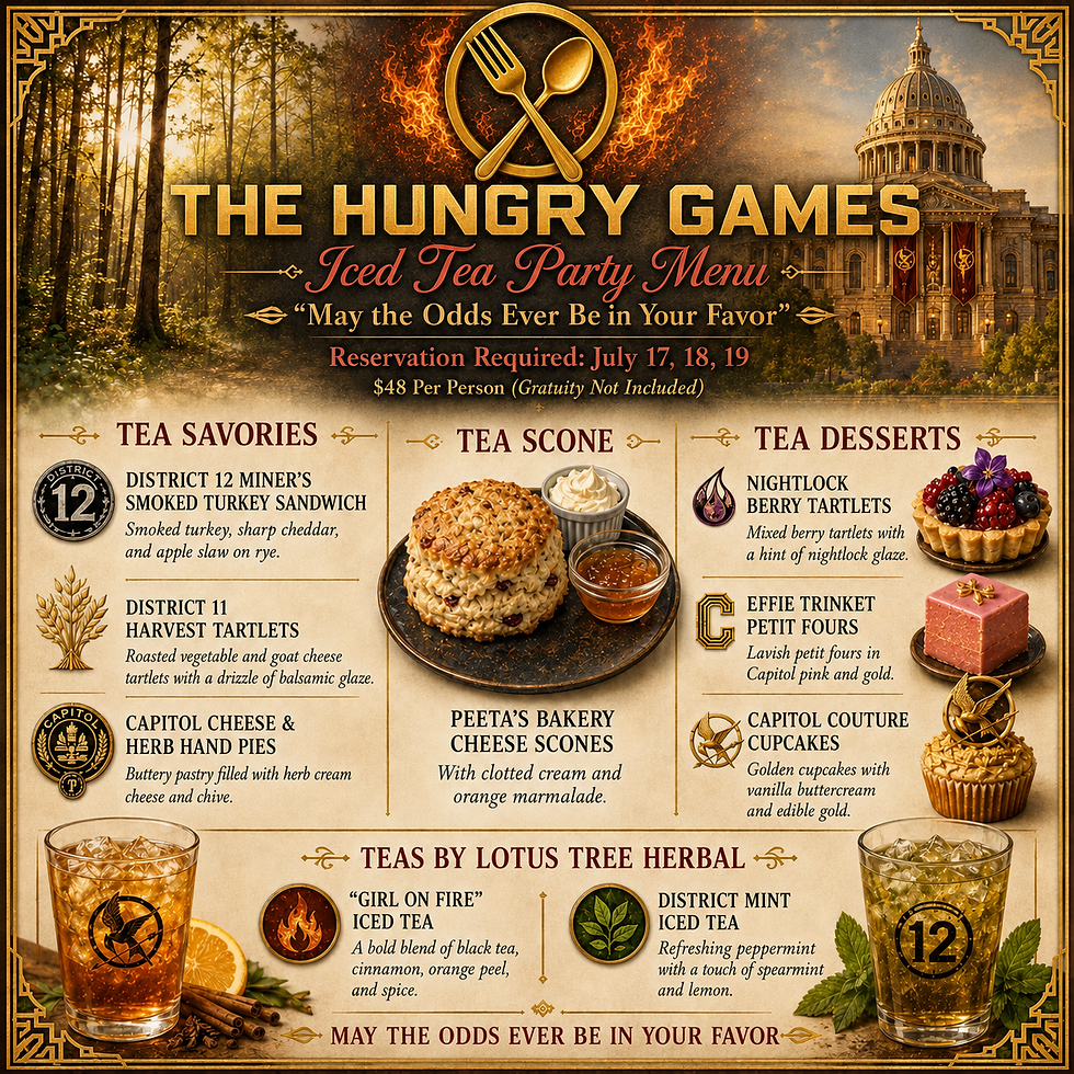 The Hungry Games Iced Tea Party
