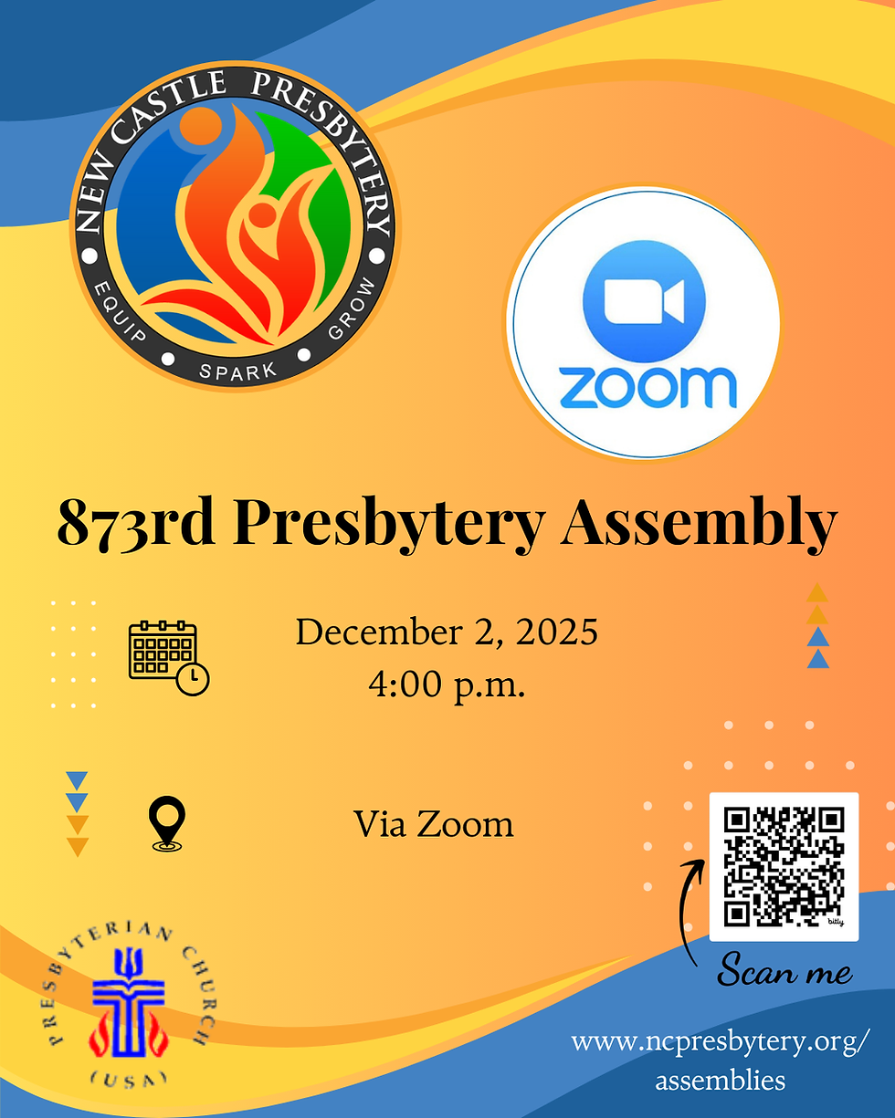 873rd Presbytery Assembly