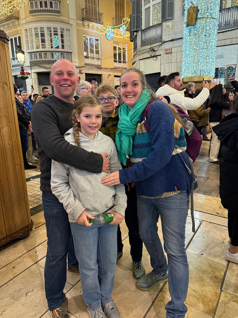 Exploring The Christmas Lights of Malaga Dec 2024