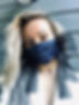 Lady with Mask for Covid
