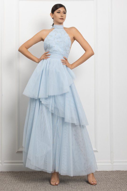 Light, Blue Puff Dress 