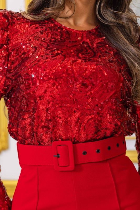 Thumbnail: Holly Red Jumpsuit
