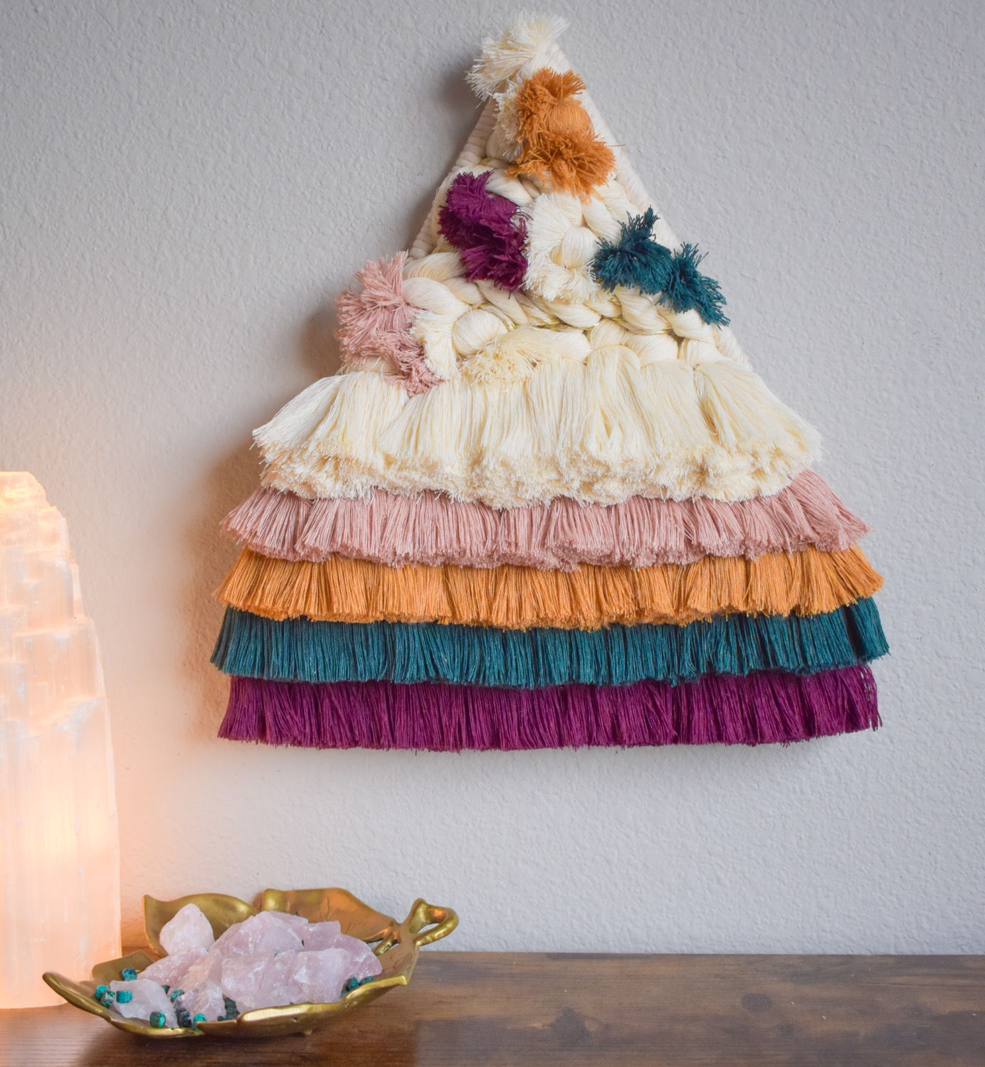 Mega Fringe Triangular Wall Art