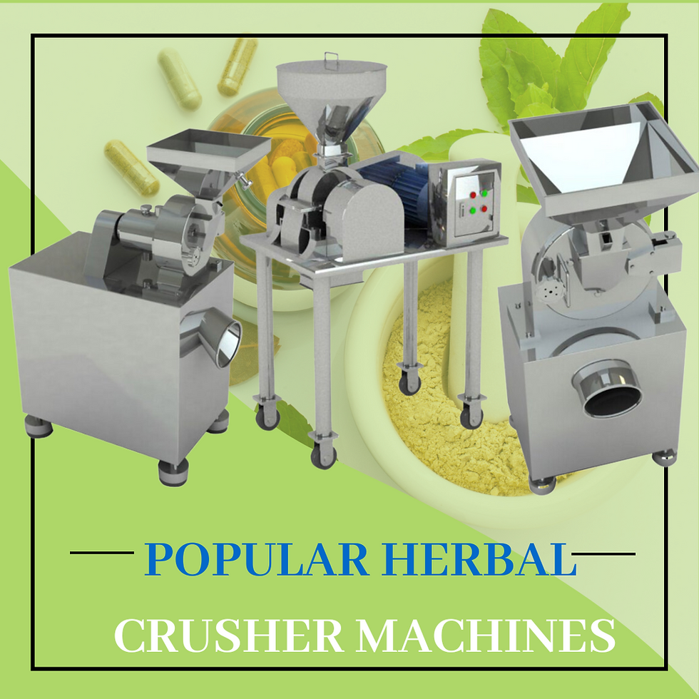 Popular Herbal Crusher Machine