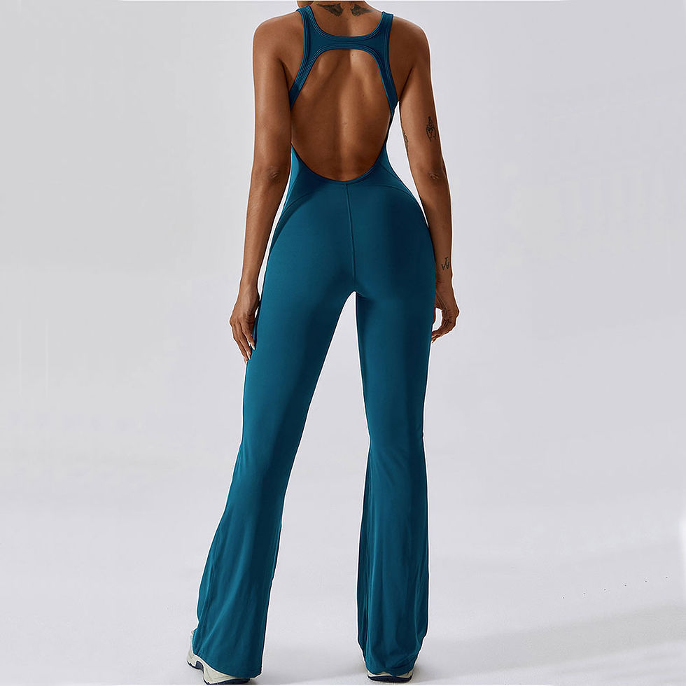 Thumbnail: SculptFit™ ActiveFlex Jumpsuit — Women’s Seamless Sculpting Yoga & Gym One-Piece