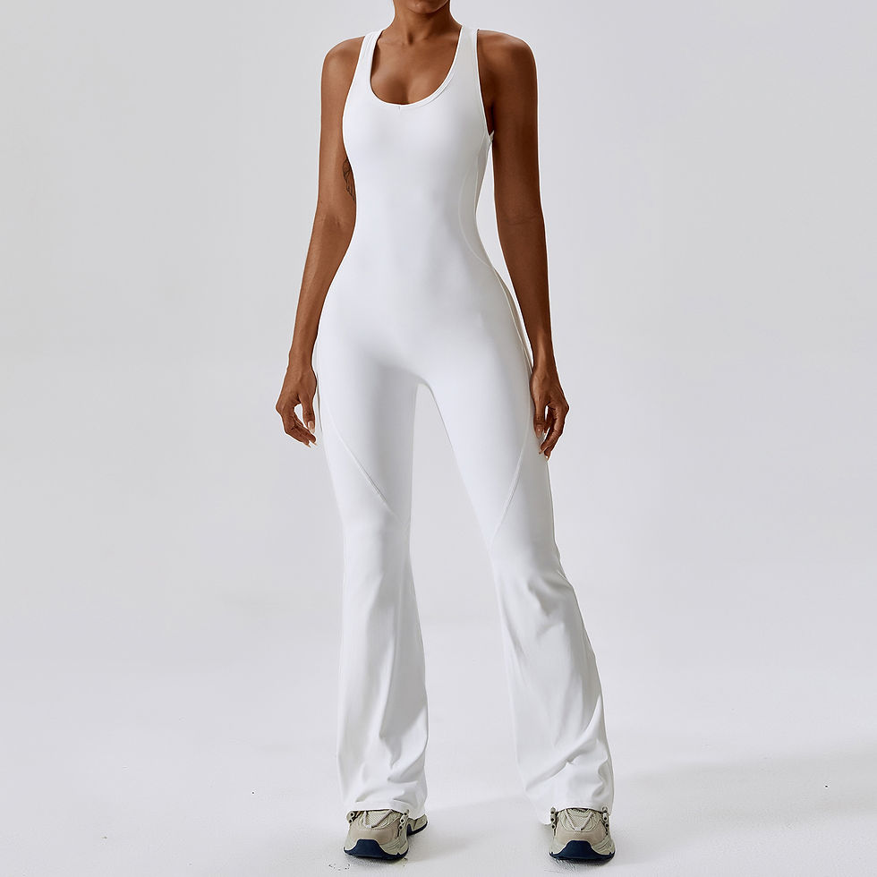 Thumbnail: SculptFit™ ActiveFlex Jumpsuit — Women’s Seamless Sculpting Yoga & Gym One-Piece