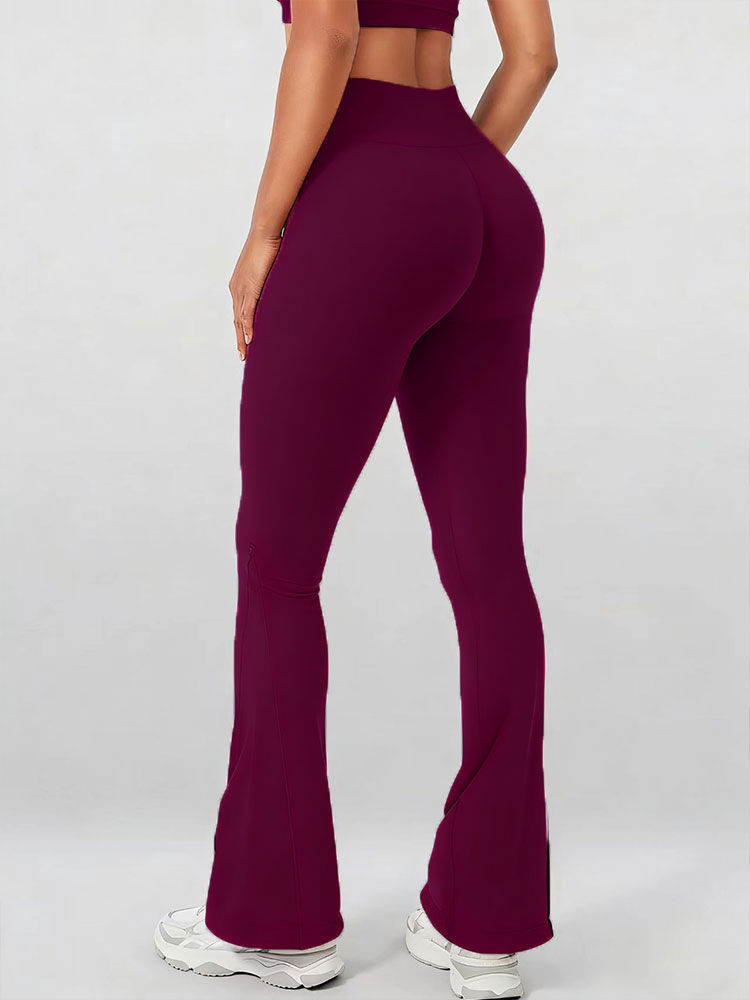 Thumbnail: SculptFit™ FlareFlex Leggings — High Waist Bootcut Yoga Pants for Women
