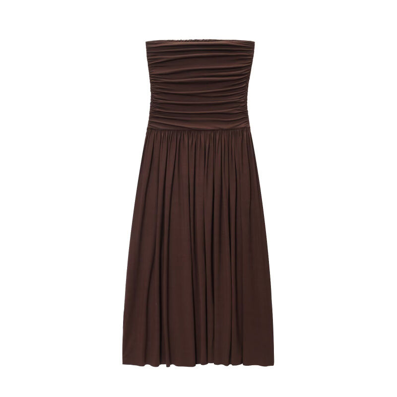 ETJ™ Elegant Off-Shoulder Pleated Dress — Sexy Slim Fit Evening & Party Mini Dre