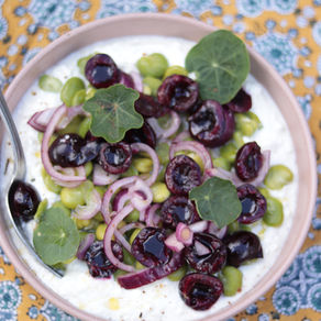 crème de feta et fèves