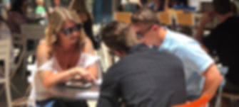 Signing a Contract in Abott Square