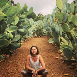 Ace Woods in cactus garden Babylonstoren