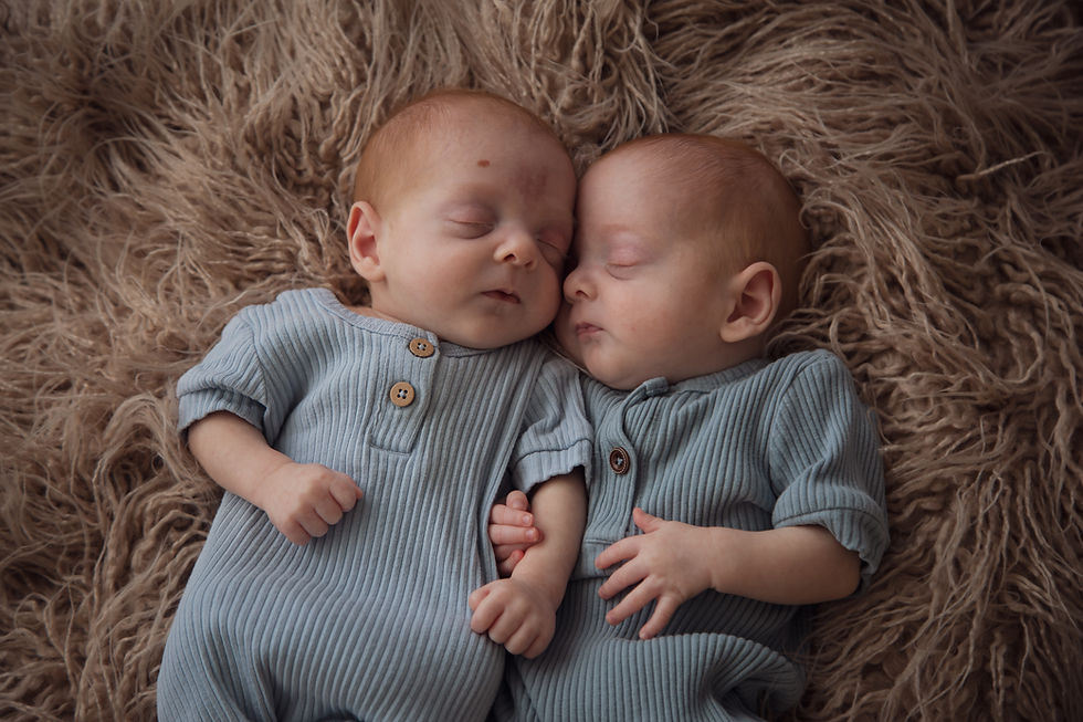 Home at Last | A Twin Newborn Studio Session