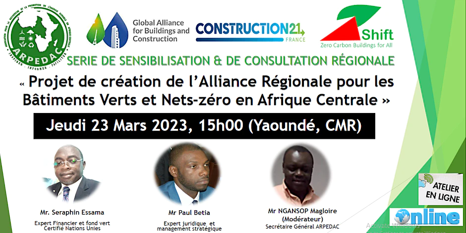 Atelier de Consultation Régional sur le Projet d' Alliance Bâtiments Verts