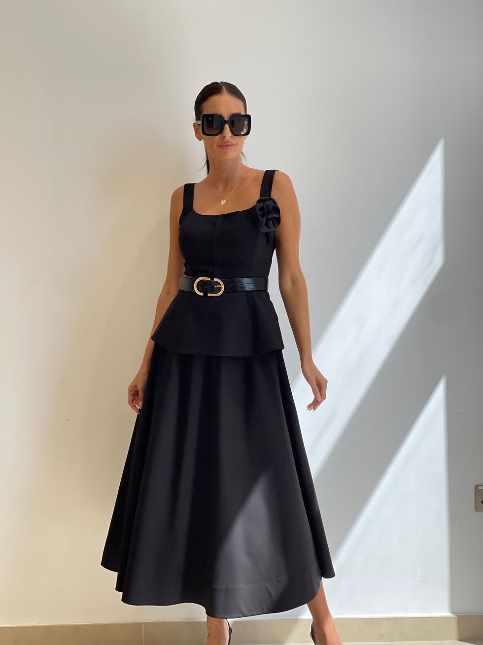 Thumbnail: Peplum top and skirt set