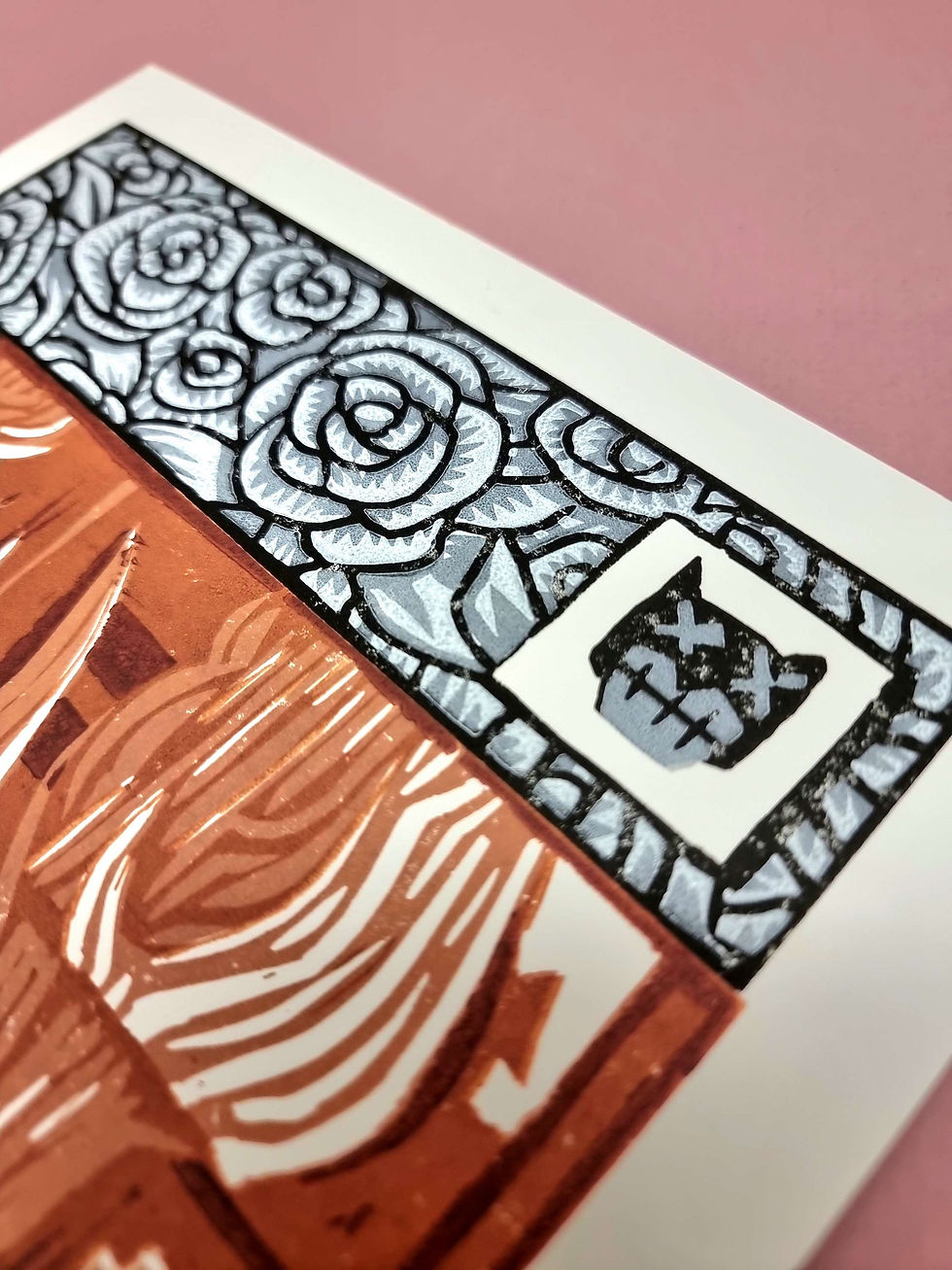 Thumbnail: La Mesa de Oración - Linogravure